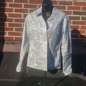Silver Metallics Jacket
